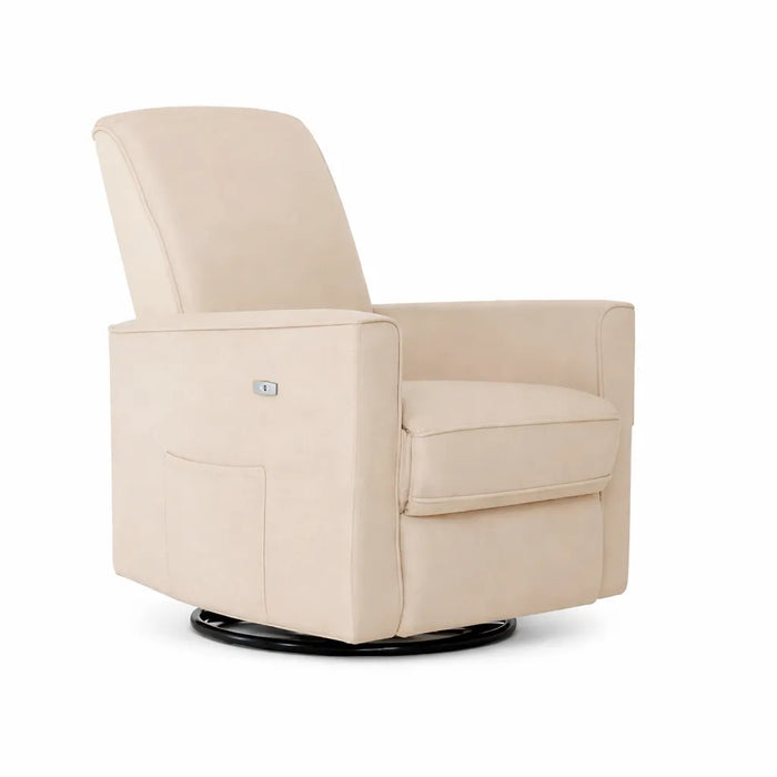 évolur® Harlow Deluxe Power Glider Recliner – 275° Swivel, USB Charging, Nursery Chair