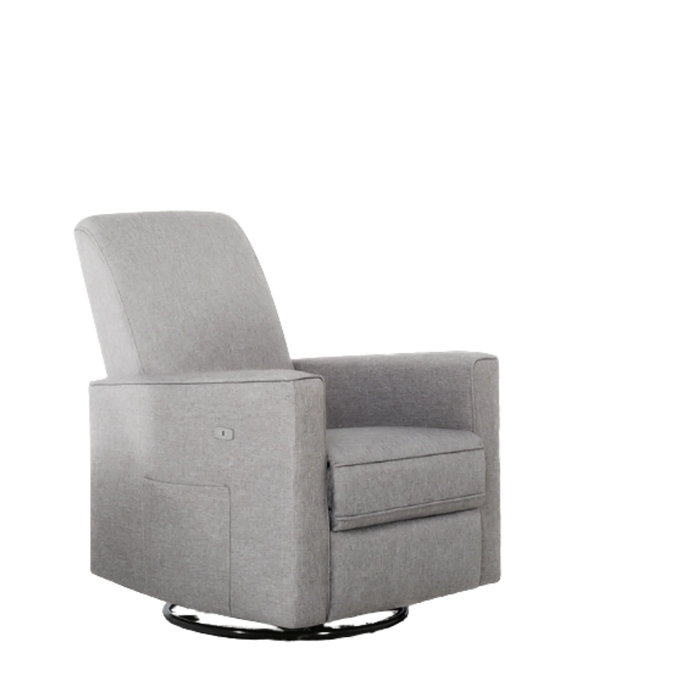 évolur® Harlow Deluxe Power Glider Recliner – 275° Swivel, USB Charging, Nursery Chair