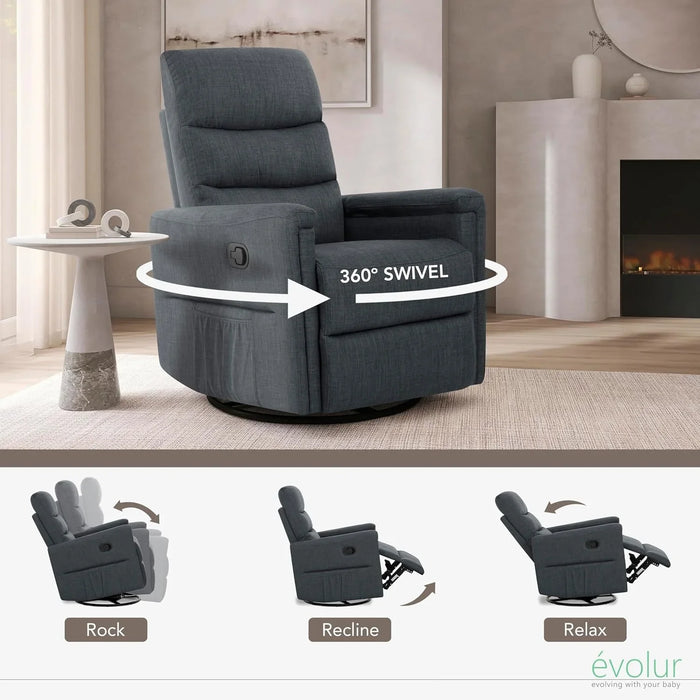 évolur® - Evolur Peyton Manual Recline Glider