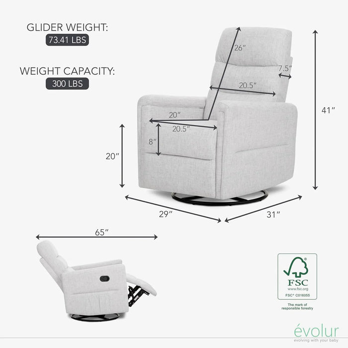 évolur® - Evolur Peyton Manual Recline Glider