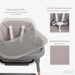 évolur® - Evolur Tiny Throne 2-in-1 Highchair