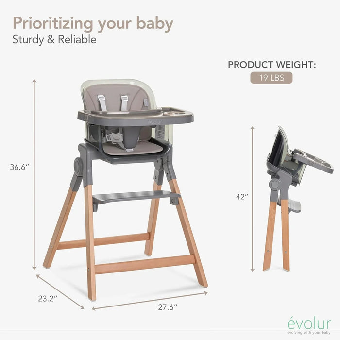 évolur® - Evolur Tiny Throne 2-in-1 Highchair