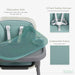évolur® - Evolur Tiny Throne 2-in-1 Highchair