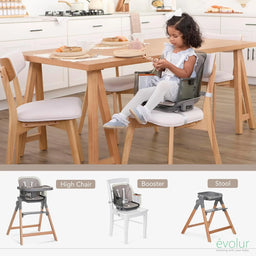 évolur® - Evolur Tiny Throne 2-in-1 Highchair