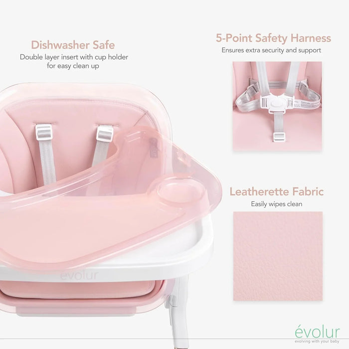 évolur® - Evolur Tiny Throne 2-in-1 Highchair