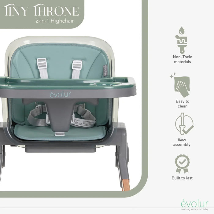 évolur® - Evolur Tiny Throne 2-in-1 Highchair