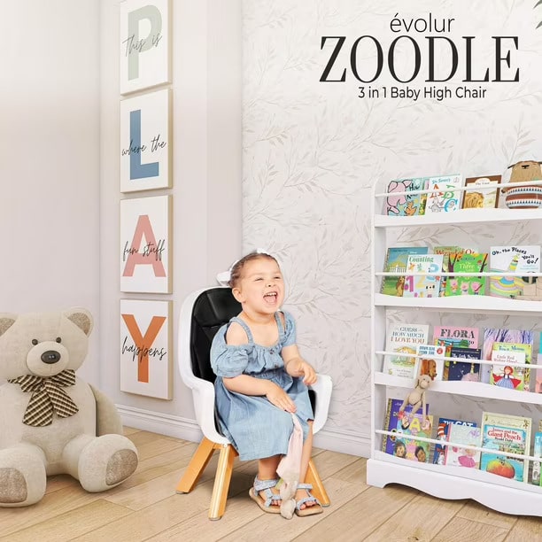 Chaise haute Evolur Zoodle 3-en-1