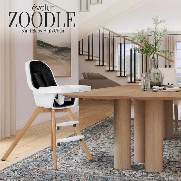 Chaise haute Evolur Zoodle 3-en-1