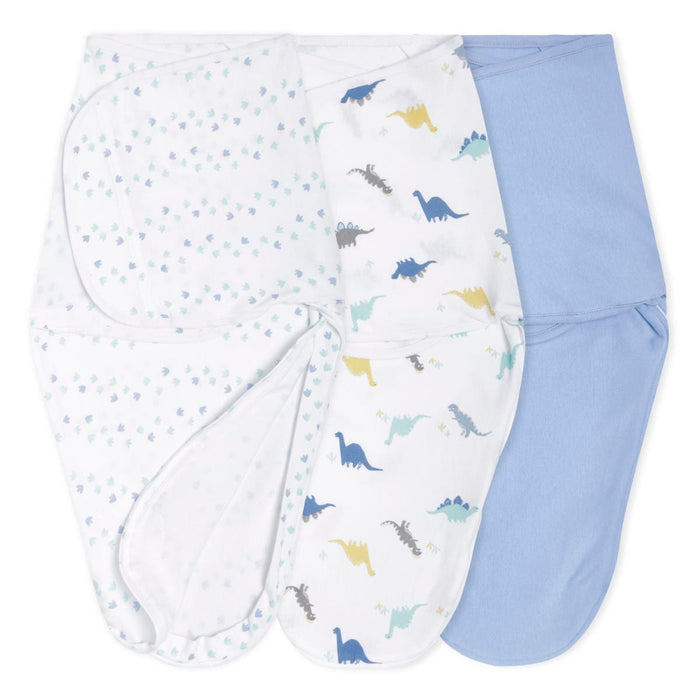 Aden & Anais Essentials Easy Swaddle Wrap Quick Change, lot de 3, indice de chaleur 1.0