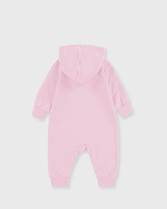 Jordan Baby Hooded Coverall  Pink | Sizes 12m to 24m