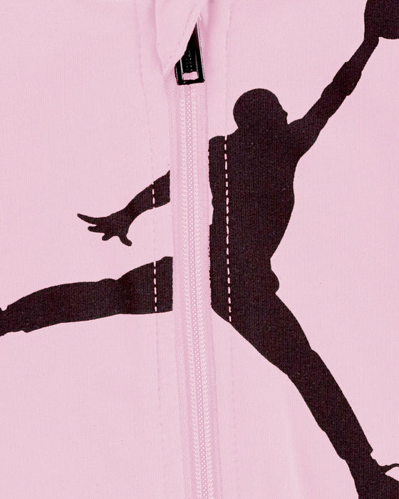 Jordan Baby Hooded Coverall  Pink | Sizes 12m to 24m