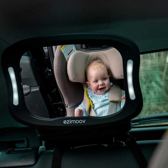 Ezimoov - EZIMOOV Baby Car Mirror with LED Light
