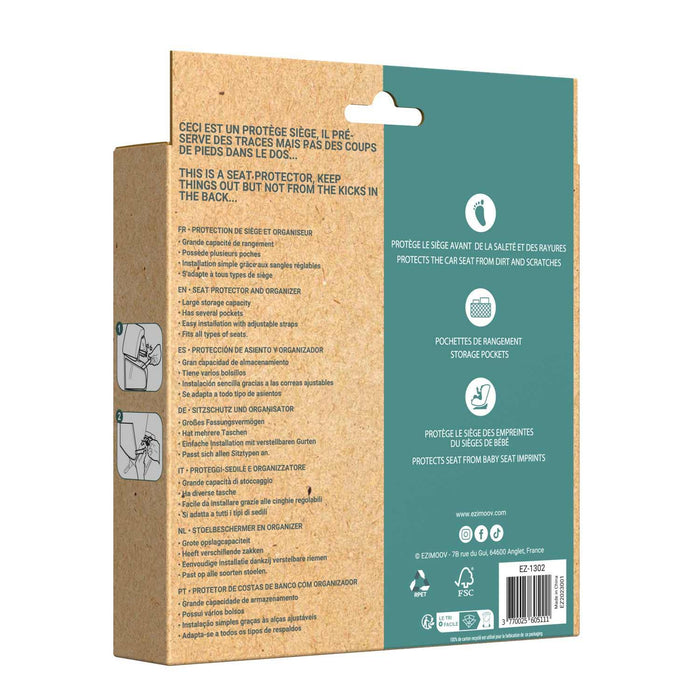 Ezimoov - EZIMOOV Car Seat Organizer & Protector XL - EZI TRAVEL PLUS