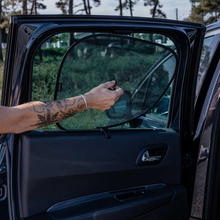 Ezimoov - EZIMOOV Car Sun Shade with Window Suction Cup x2