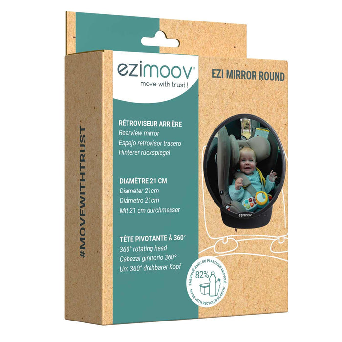 Ezimoov - EZIMOOV Round Rear Facing Car Seat Mirror