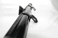 Ezimoov Sun Roller car window shade shown close up with suction cup and attachment clips.