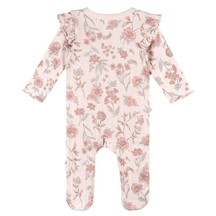 Just Born Baby 100% Cotton Sleep n' Play Footie
