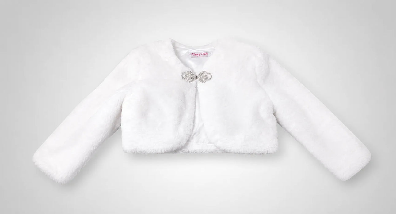 Fancy Kids® Boléro en fausse fourrure Tailles 12 mois-16 ans