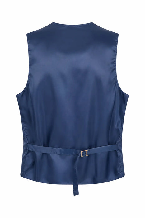 Ensemble de costume de cérémonie 5 pièces bleu pour garçons Fancy Kids® – Tailles 2-22