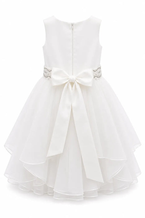 Fancy Kids® Pearl High-Low Trim Occasion Dress Sizes 2-16