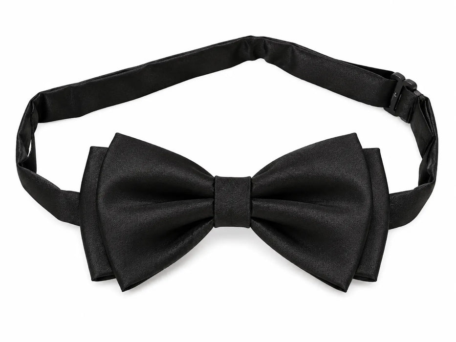 Fancy Kids® Nœud Papillon Réglable en Satin pour Garçons - Petit