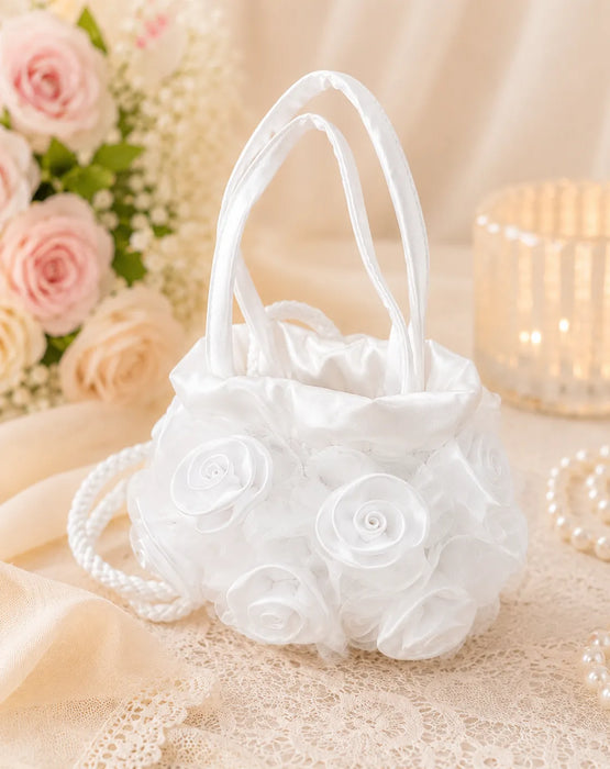 Fancy Kids® Satin Flower Hand Bag
