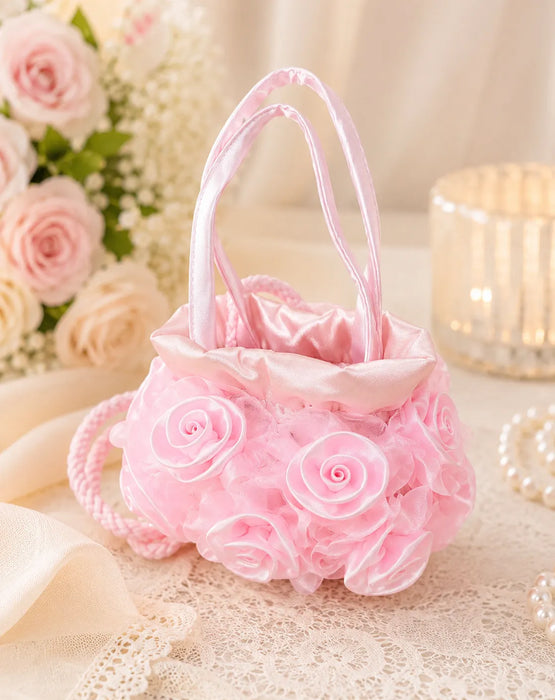 Fancy Kids® Satin Flower Hand Bag