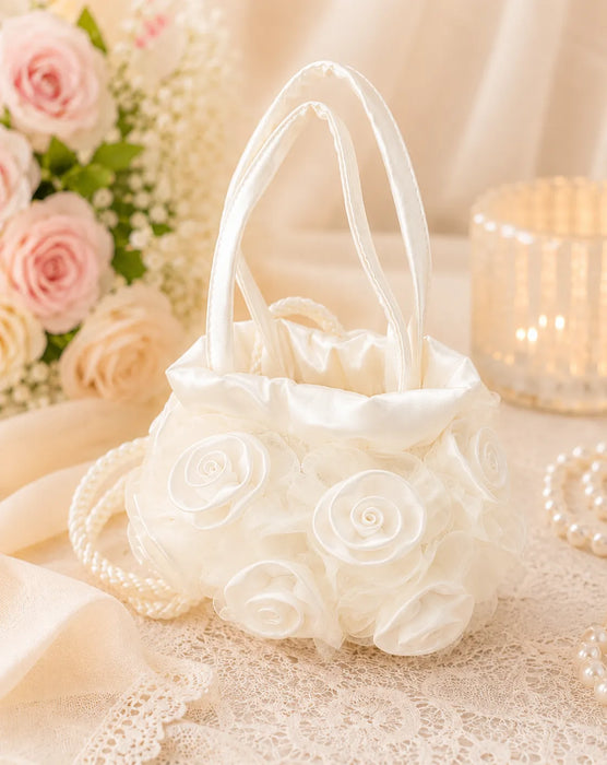 Fancy Kids® Satin Flower Hand Bag