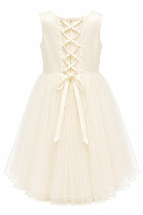 Fancy Kids® Pearl Neck Tulle Dress Sizes 4-12 Long