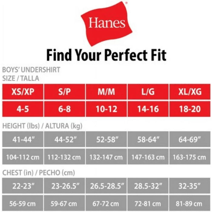 Hanes Boys Tagless Tank Tops - 5pk