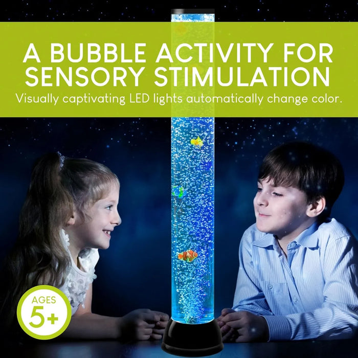 FDMT - Bubblebeam - Bubble Tube Lamp - Sensory Soothing Lamp or Night Light