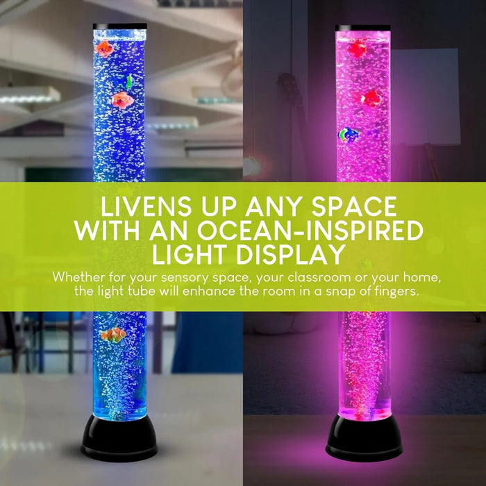 FDMT - Bubblebeam - Bubble Tube Lamp - Sensory Soothing Lamp or Night Light