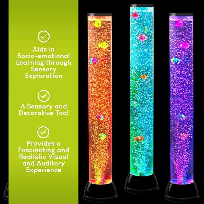 FDMT - Bubblebeam - Bubble Tube Lamp - Sensory Soothing Lamp or Night Light