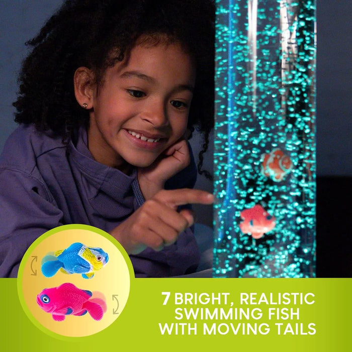 FDMT - Bubblebeam - Bubble Tube Lamp - Sensory Soothing Lamp or Night Light