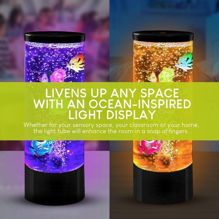 FDMT - FDMT Bubblebloom - Mini Bubble Tube with Moving Fish