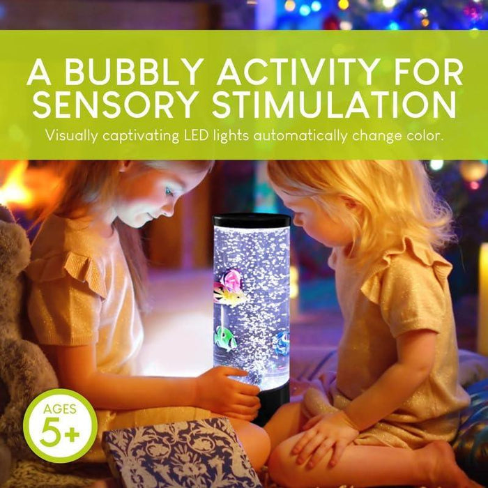 FDMT - FDMT Bubblebloom - Mini Bubble Tube with Moving Fish