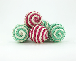 Finn & Winston - Finn & Winston Sisal Cat Toy - Red, Green