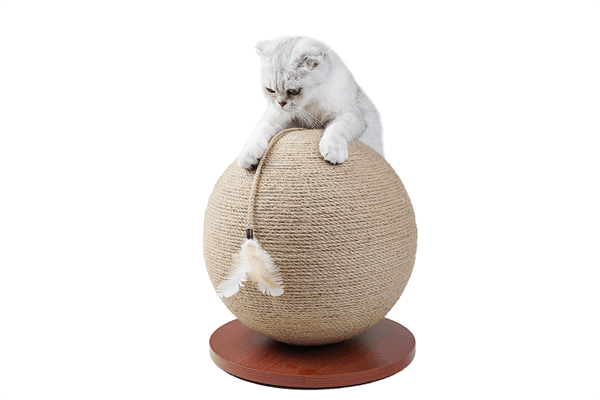 Finn & Winston - Finn & Winston Sisal Scratching Globe - Brown