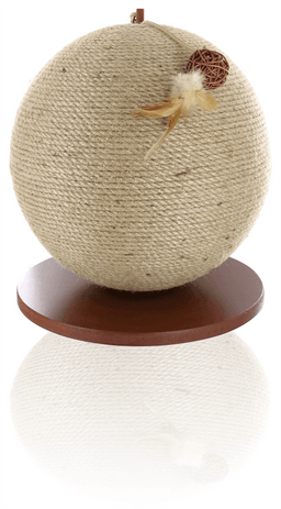 Finn & Winston - Finn & Winston Sisal Scratching Globe - Brown