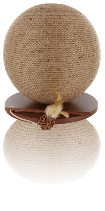 Finn & Winston - Finn & Winston Sisal Scratching Globe - Brown