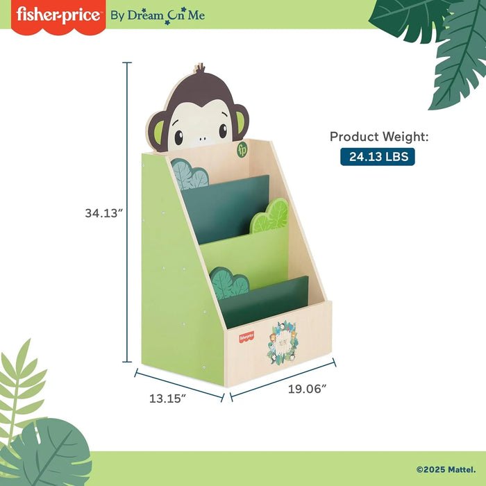 Fisher Price® - Fisher Price GO BANANAS Bookcase (Animal Kingdom Collection)