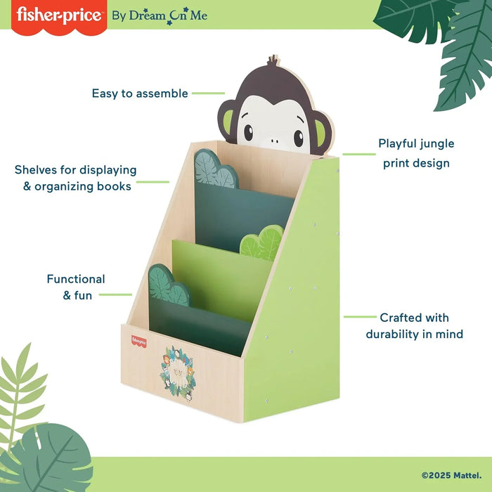 Fisher Price® - Fisher Price GO BANANAS Bookcase (Animal Kingdom Collection)