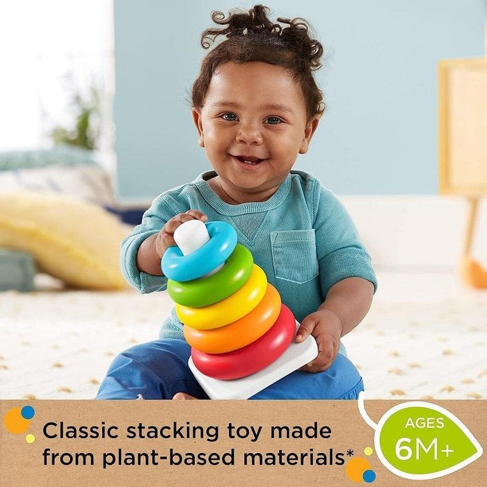 Fisher Price® - Fisher Price Rock-a-Stack ECO Classic Ring Stacking Baby Toy