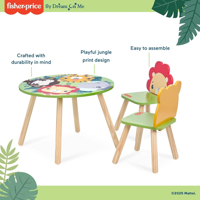 Fisher Price® - Fisher Price SAFARI DREAMS Table & Chairs (Animal Kingdom Collection)