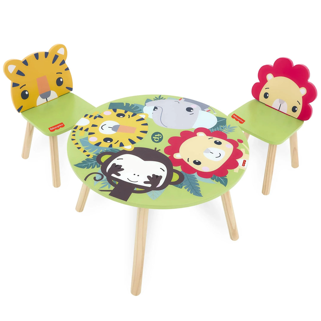 Fisher Price® - Fisher Price SAFARI DREAMS Table & Chairs (Animal Kingdom Collection)
