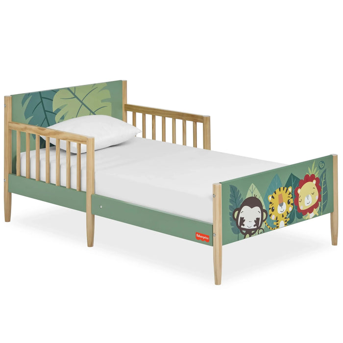 Fisher Price® - Fisher Price SAFARI DREAMS Toodler Bed (Animal Kingdom Collection)