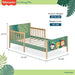Fisher Price® - Fisher Price SAFARI DREAMS Toodler Bed (Animal Kingdom Collection)
