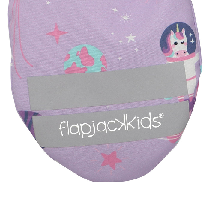 FlapJack Kids Water Repellent Ski Mittens Unicorn Lilac
