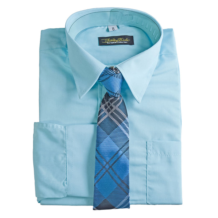 Formal Kids Wear Boys Dress Shirt with Matching Tie – Formal Shirt (2 to 20Y)