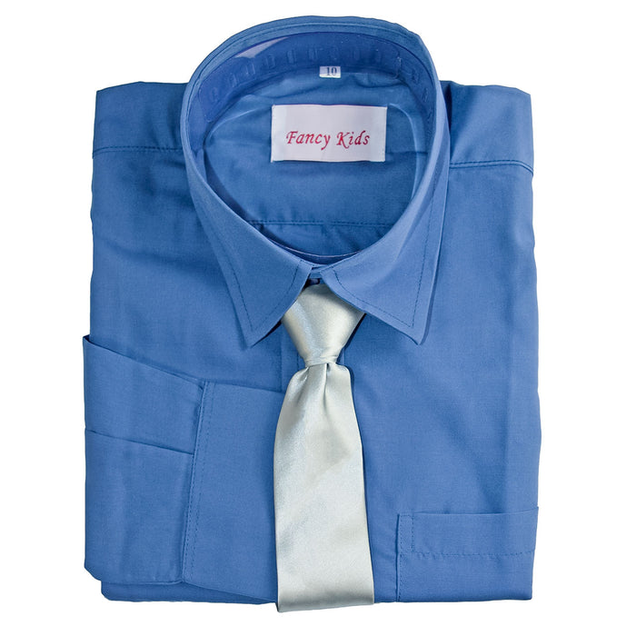 Formal Kids Wear Boys Dress Shirt with Matching Tie – Formal Shirt (2 to 20Y)